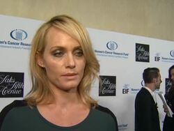INTERVIEW: Amber Valletta on what brings her out tonight at An Unforgettable Evening Benefiting The Entertainment Industry Foundation's Women's Cancer Research Fund Stock Footage
