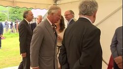 Prince Charles Tours the Strata Florida Abbey News Clip