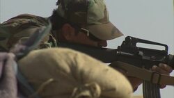 Peshmerga fighters in Northern Iraq have been trying to re-take villages that have fallen under the control of Islamic State. News Clip