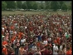 Ceremony held for victims of Virginia Tech campus shooting spree News Clip