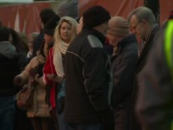 City Hall Human Chain Protest in Belfast News Clip