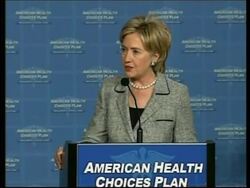 Clinton unveils health plan, Romney response, Giuliani reax News Clip