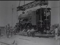 LOCOMOTIVES FOR THE IRAN SUPPLY LINE - News Clip