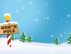 Snowing at the North Pole - Loopable Stock Footage