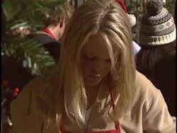 Christmas at Los Angeles Mission Stock Footage