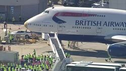 Team GB Plane Arrives At Heathrow News Clip