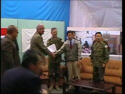 Iraqi's vote that Japanese troops should stay News Clip