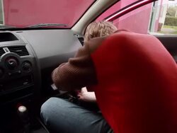 HD - Car CD Player Thievery Stock Footage