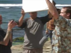 Drew Brees on the set of the new Pepsi Max bottle with Funny or Die at the Drew Brees and Ray Lewis help launch the new Pepsi Max bottle with Funny or Die at Waianae HI. (Footage by WireImage Video/GettyImages) Stock Footage