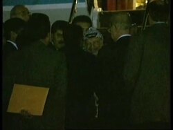USA: YASSER ARAFAT LEAVES US AFTER SIGNING PEACE DEAL News Clip