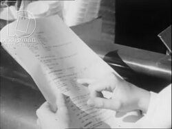 Disaster planning and cooking. Canada. 1960s Stock Footage