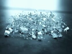 Crystal Ball Shattering Stock Footage