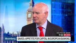 RBS Chairman Davies Sees Euro Zone Bank Consolidation News Clip