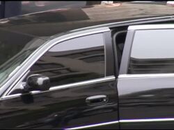 Senator Ted Stevens leaving courthouse Stock Footage