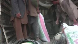 Food aid distributed to displaced families after fatal mudslide News Clip