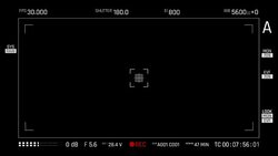 Camera Viewfinder | 4K Stock Footage