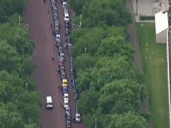 Black Cab Protest On The Mall News Clip