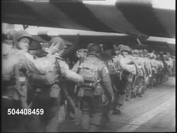 D-Day Invasion Of France, Allied Glider Troops Prepare News Clip