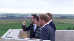 The Duke and Duchess of Cambridge and Prince Harry visit Thiepval during events commemorating the centenary of the Battle of the Somme News Clip
