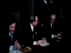 LIB 20-1-72 LORD CARRINGTON MEETS MALTESE PRIME MINISTER MINTOFF News Clip