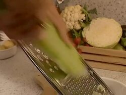 Woman scrub cucumber Stock Footage