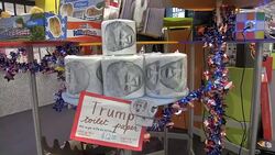 USA Clinton Trump Gift Shop News Clip