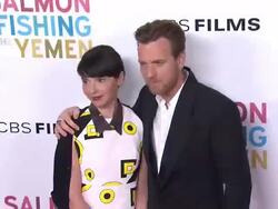 Ewan McGregor at Salmon Fishing In The Yemen Los Angeles Premiere on 3/5/2012 in Los Angeles, CA. (Footage by WireImage Video/Getty Images Entertainment Video) Stock Footage