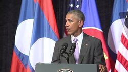 CLEAN : Obama says US morally obliged to heal Laos war wounds News Clip