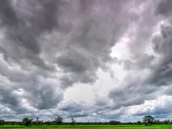 Moving clouds Timelapse(HDR) Stock Footage