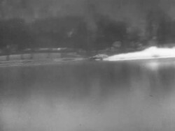 Donald Campbell Killed Setting Speed Boat Record Stock Footage