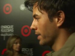 Enrique Iglesias at the Target And Enrique Iglesias Celebrate Launch Of His New Album 'Euphoria' at Hollywood CA. (Footage by WireImage Video/GettyImages) Stock Footage