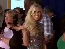 Carrie Underwood at 2012 CMT Music Awards Stock Footage