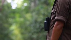 Spray insect repellent Stock Footage