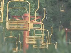 Mountain lift 5 Stock Footage