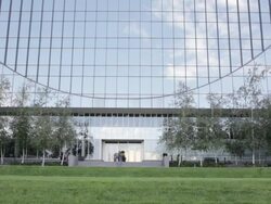 WS Young man in black suit dancing and walking on lawn / Minneapolis, Minnesota, United States Stock Footage