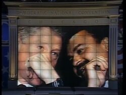 USA: CHICAGO: 1996 DEMOCRATIC PARTY CONVENTION News Clip