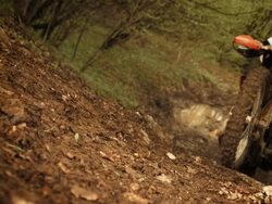 HD Super Slow-Mo: Motocross Rider Jumping Stock Footage