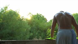 Man training Stock Footage