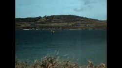 Sunken Ships around Ie Shima Island Stock Footage