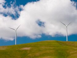Wind Turbines Stock Footage