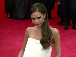 Victoria Beckham at 'Charles James: Beyond Fashion' Costume Institute Gala - Arrivals Stock Footage