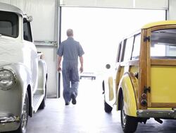 Vintage Cars Stock Footage