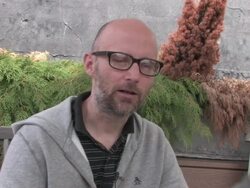 Moby Interview (clip 6) Stock Footage