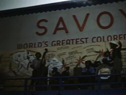 1939 World's Fair - Performers at Savoy dance club Stock Footage