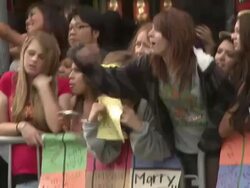 Walt Disney Pictures' Premiere of 'Jonas Brothers: The 3D Concert Experience' Stock Footage