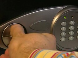 Safe full of American dollars. Money, cash, US currency, banking. Stock Footage