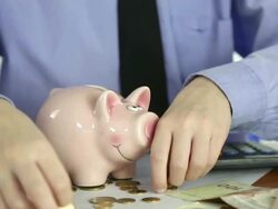 children's finances Stock Footage