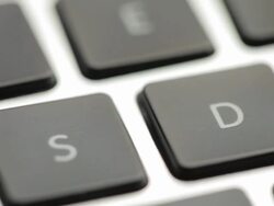Computer Keyboard Stock Footage