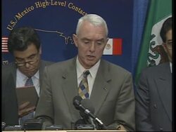 USA: US DRUG CZAR BARRY MCCAFFREY STATEMENT ON VISIT TO MEXICO News Clip