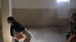 Dancing in the dust Stock Footage